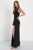 Daring Elegance Black Sleeveless Mermaid Maxi Dress sold by Lulus