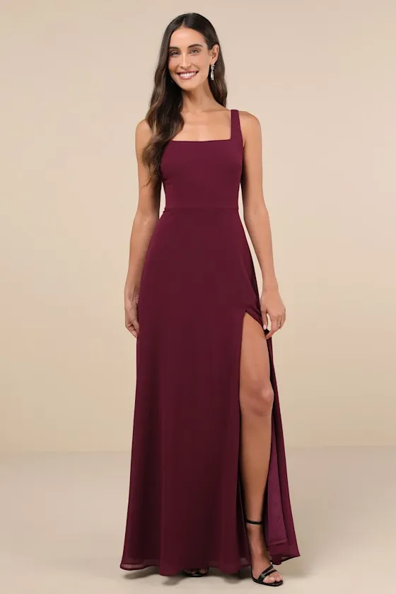 Remarkable Arrival Plum Purple Sleeveless Maxi Dress sold by Lulus product image thumbnail 2