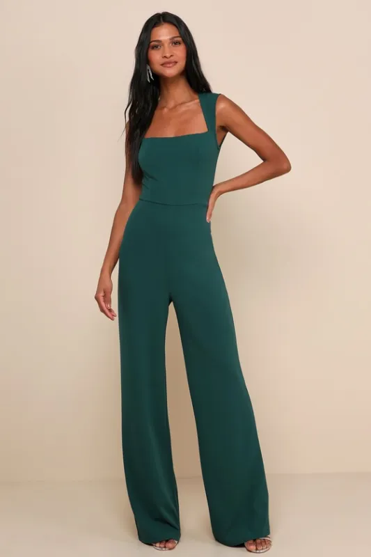 Enticing Endeavors Emerald Green Jumpsuit sold by Lulus