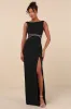 Glamorous Invite Black Rhinestone Maxi Dress sold by Lulus