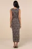 Derry Beige Leopard Print Mesh Maxi Dress sold by Lulus