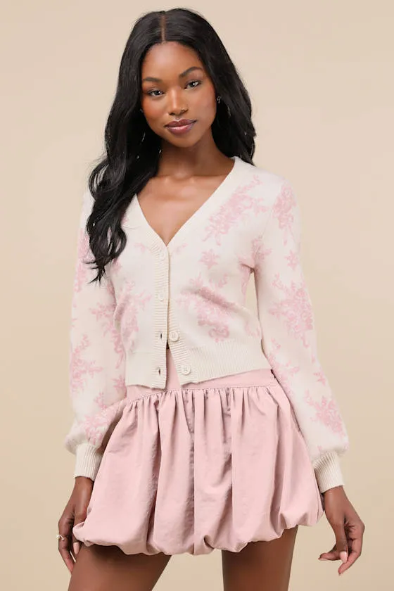 Cutely Defined Mauve Bubble-Hem Mini Skort sold by Lulus