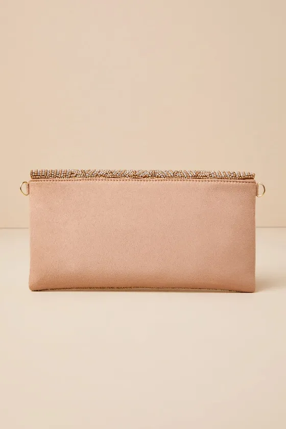 Junipero Gold Beaded Clutch sold by Lulus product image thumbnail 4