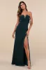 Effortless Radiance Emerald Green Strapless Mermaid Maxi Dress sold by Lulus