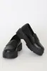 Maysie Black Flatform Loafers sold by Lulus