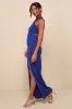 Head to Cocktail Hour Royal Blue Halter Neck Maxi Dress sold by Lulus