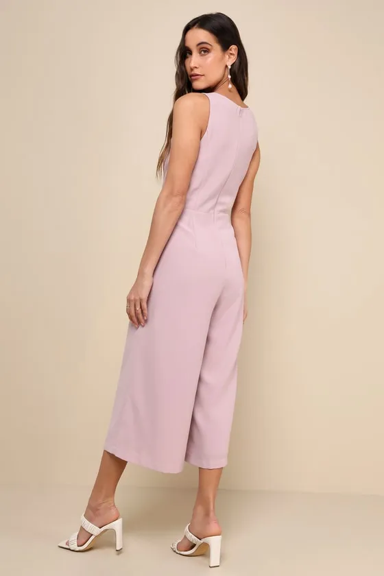 On Track Mauve Midi Jumpsuit sold by Lulus product image thumbnail 2