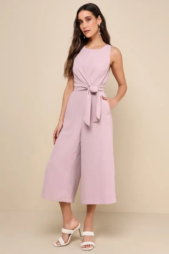 On Track Mauve Midi Jumpsuit sold by Lulus product image thumbnail 4