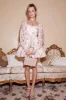 Exemplary Darling Blush Pink Floral Organza Tiered Mini Dress sold by Lulus