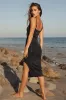 Basic Bae Washed Black Ribbed Bodycon Midi Dress sold by Lulus