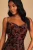 Romance in the Making Plum Purple Floral Print Velvet Maxi Dress sold by Lulus