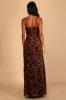 Romance in the Making Plum Purple Floral Print Velvet Maxi Dress sold by Lulus