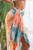 Sunny Livin' Peach Multi Tie-Dye Print Swim Cover-Up Sarong sold by Lulus