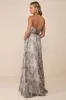 Most Beautiful Day Ivory Multi Floral Print Organza Maxi Dress sold by Lulus