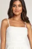 Grace and Beauty White Burnout Floral Print Tiered Dress sold by Lulus
