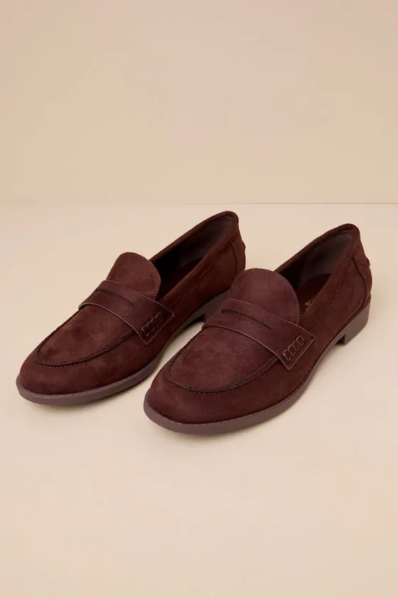 Julius Brown Suede Loafer Flats sold by Lulus product image thumbnail 2