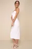 Stunning Effect Ivory Textured Cutout Strapless Midi Dress sold by Lulus