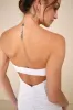 Stunning Effect Ivory Textured Cutout Strapless Midi Dress sold by Lulus