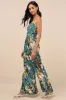 Beautiful Blooms Teal Green Floral Print Wide-Leg Jumpsuit sold by Lulus