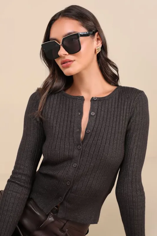 Main Frame Black Rimless Sunglasses sold by Lulus