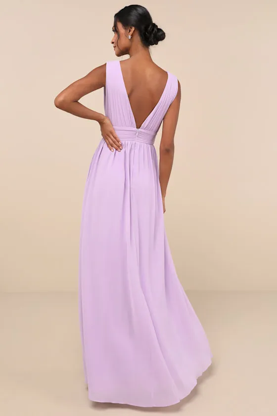 Heavenly Hues Lavender Maxi Dress sold by Lulus product image thumbnail 2