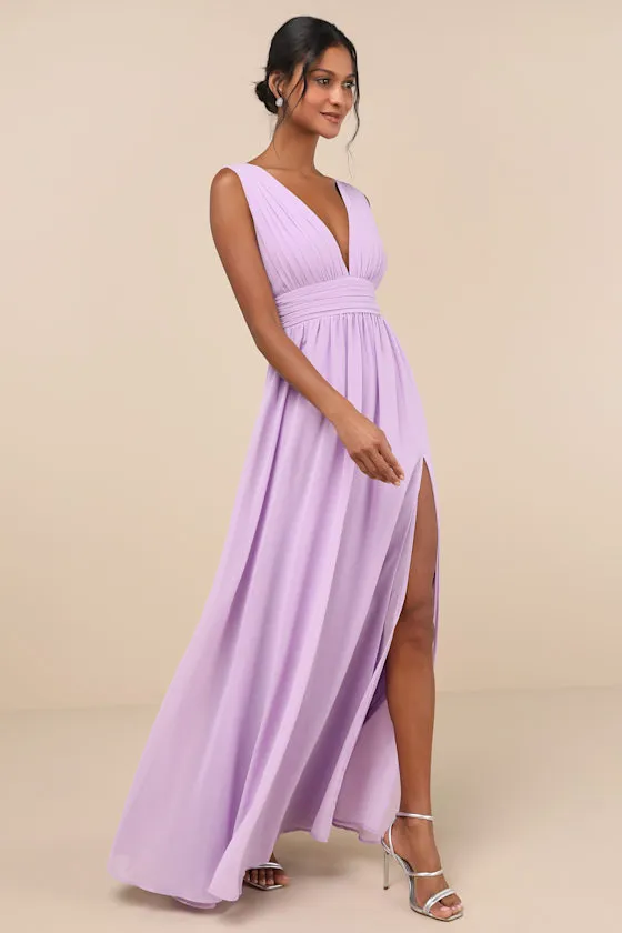 Heavenly Hues Lavender Maxi Dress sold by Lulus product image thumbnail 3