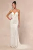 Lovita White Lace Strapless Mermaid Maxi Dress sold by Lulus
