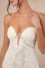 Lovita White Lace Strapless Mermaid Maxi Dress sold by Lulus