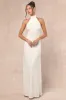 Alaura White Backless Halter Maxi Dress sold by Lulus