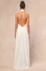 Alaura White Backless Halter Maxi Dress sold by Lulus