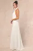Alaura White Backless Halter Maxi Dress sold by Lulus