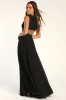 Vivid Imagination Black Cutout Maxi Dress sold by Lulus