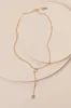 Notorious Brilliance Gold Rhinestone Lariat Necklace sold by Lulus