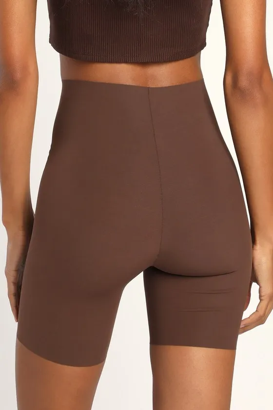 Classic Control Mocha Shapewear Shorts sold by Lulus product image thumbnail 2