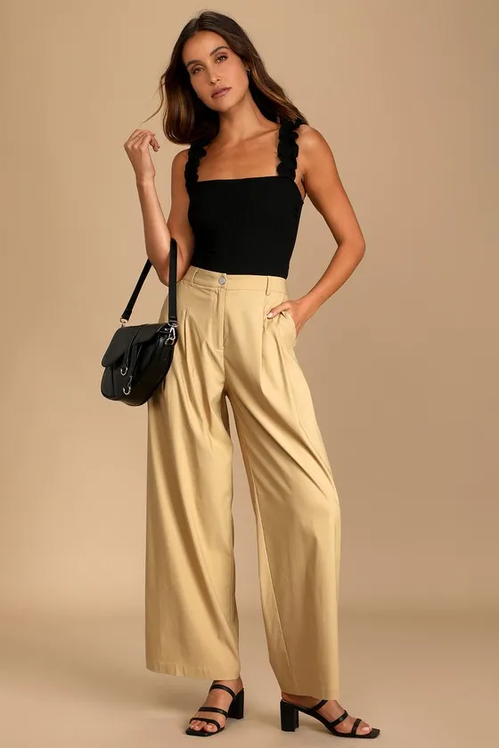 Musing About You Black Ribbed Ruffle Strap Bodysuit sold by Lulus product image thumbnail 2