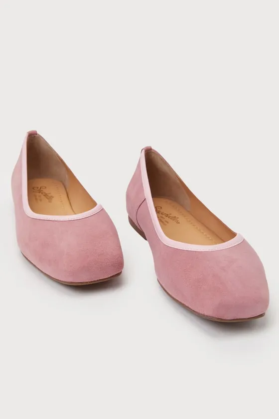 City Streets Rose Suede Leather Ballet Flats sold by Lulus product image thumbnail 3