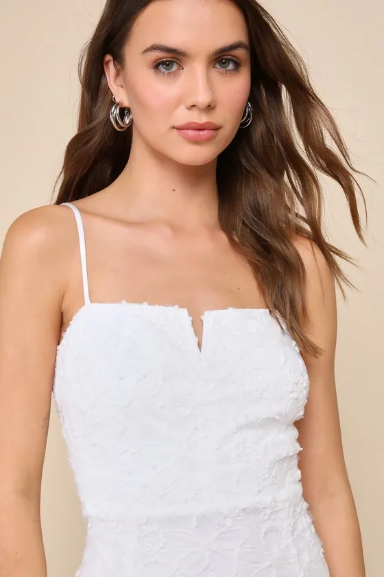 Incomparable Charm White Mesh Embroidered Sequin Mini Dress sold by Lulus product image thumbnail 4