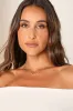 Glittering Dream 14KT Gold Rhinestone Necklace sold by Lulus