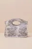 Dahlia Grey and Ivory Snake Print Vegan Leather Crossbody Bag sold by Lulus