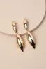 Delicately Glowing Gold Drop Earrings sold by Lulus