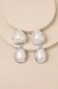Stella Silver Pearl Drop Earrings sold by Lulus