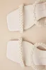 Boni Vanilla Pearl High Heel Slide Sandals sold by Lulus
