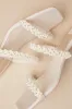 Boni Vanilla Pearl High Heel Slide Sandals sold by Lulus