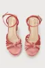 Nikina Rose Velvet Strappy Platform High Heel Sandals sold by Lulus