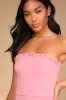 Little Lovely Light Pink Strapless Mini Dress sold by Lulus
