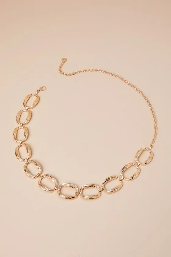 Bold Personality Gold Chunky Chain Belt sold by Lulus product image thumbnail 2