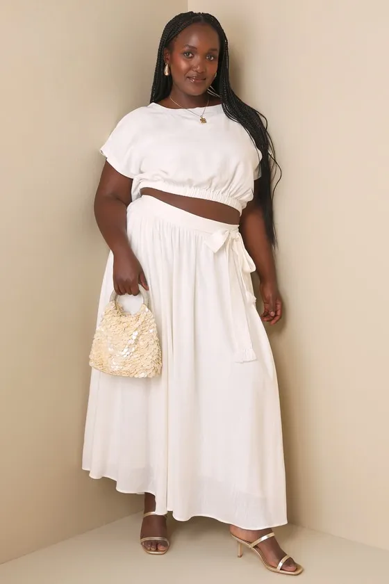 Brings You Back Ivory Two-Piece Midi Dress sold by Lulus product image thumbnail 2