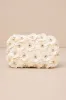 Blooming Addition Ivory Sequin Rhinestone Box Clutch sold by Lulus