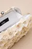 Blooming Addition Ivory Sequin Rhinestone Box Clutch sold by Lulus