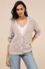 Dori Beige Loose Knit Button-Up Cardigan Sweater sold by Lulus